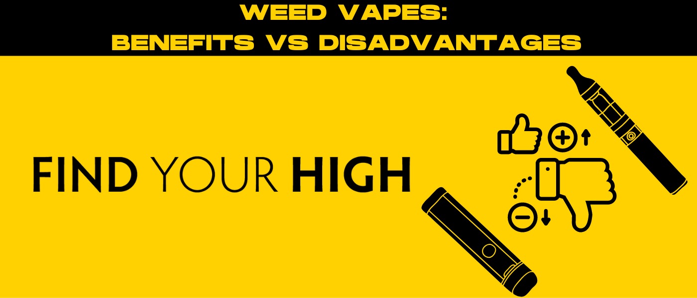 a yellow and black sign that says find your high.